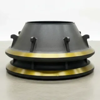 CNC machining of cone mantle