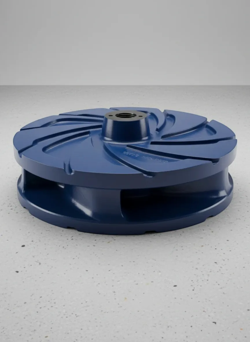 Slurry pump impeller in high-chrome white iron manufactured by ATF