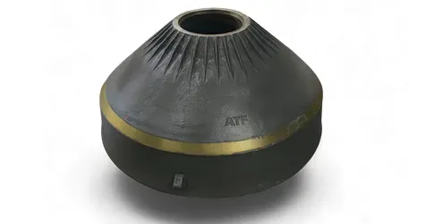 Mn22Cr3 manganese steel cone crusher liner for severe-duty coarse crushing and mining applications