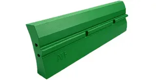 Martensitic steel blow bars for recycling
