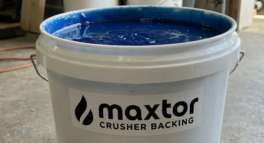 ATF Maxtor crusher backing compound — two-part epoxy for cone crusher liner installation