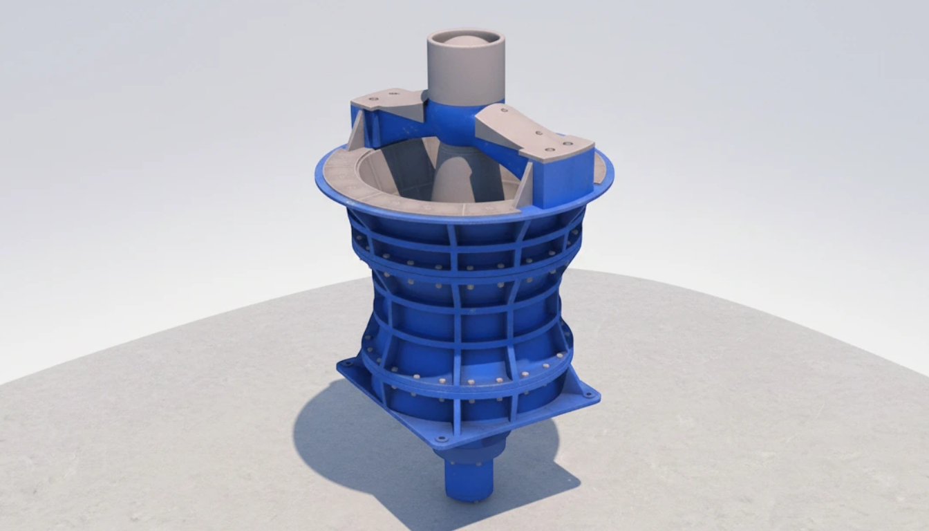 Gyratory crusher mantles and concaves